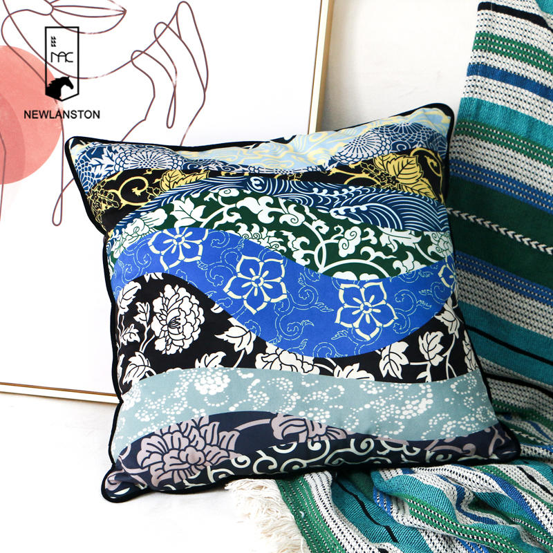 Taie d'oreiller colorée pour canapé décoratif housse de coussin décoration de salon taie d'oreiller